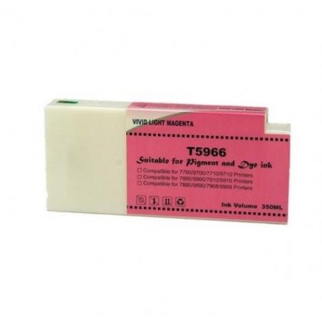 Encre T5966 Vivid Light Magenta C13T596600 compatible Epson Encre T5966 Vivid Light Magenta C13T596600 compatible Epson