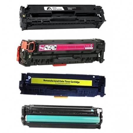 Toner équivalent à Canon 718 Pack de 4 Noir , Cyan , Magenta , Jaune Toner équivalent à Canon 718 Pack de 4 Noir , Cyan , Magenta , Jaune